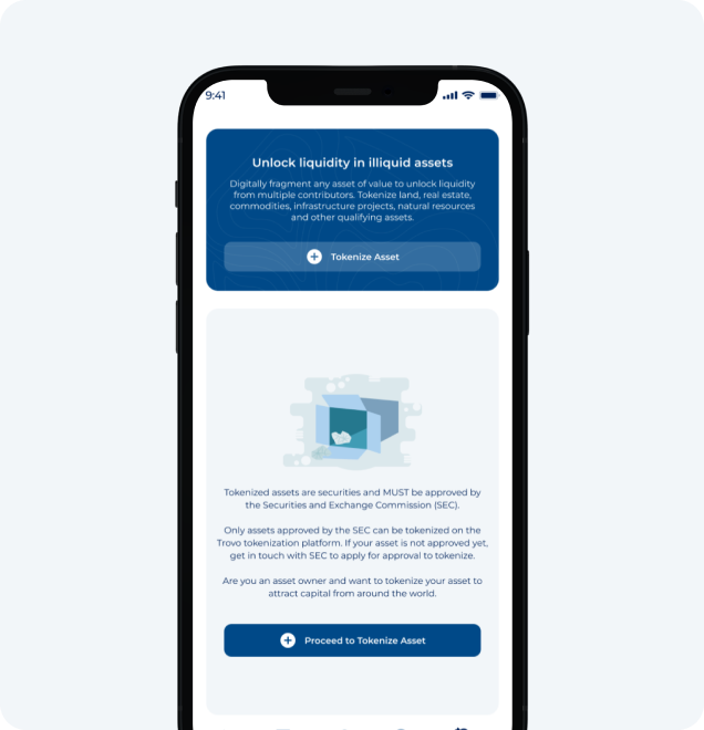 Trovo App Mockup
