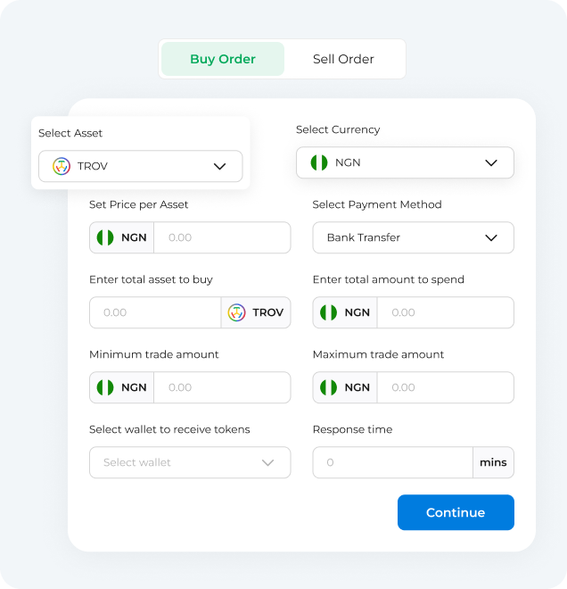 TrovoP2P Interface